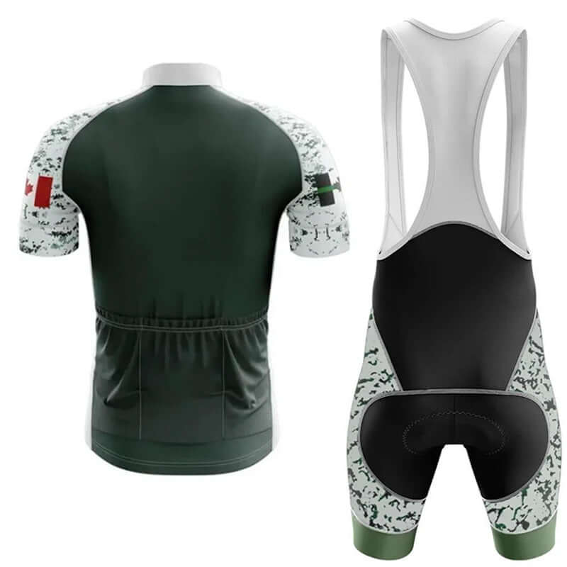 Adibike - Canada Army V4 Men's Short Sleeve Cycling Uniform