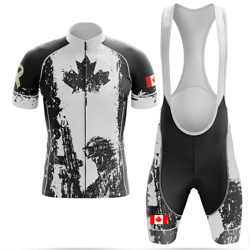 Adibike - Canada Men's Short Sleeve Cycling Uniform