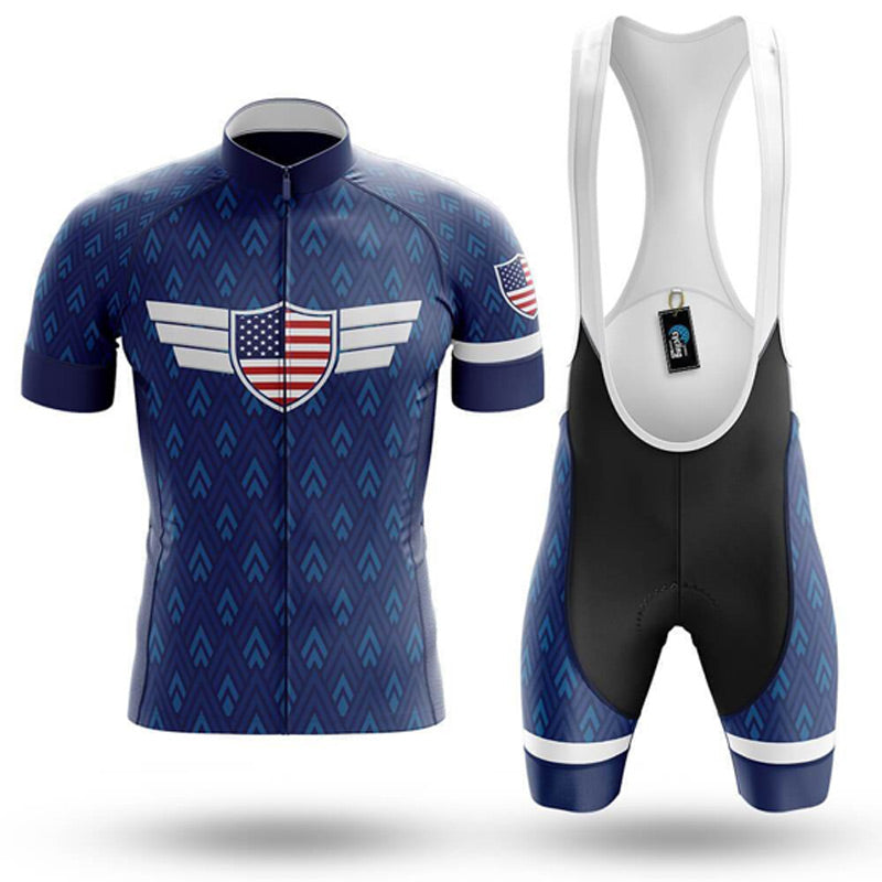 Adibike - USA S6 Navy- Men's Cycling Uniform