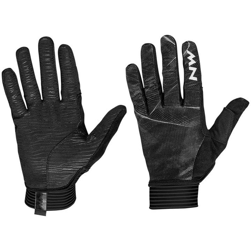 Adibike Air Full Finger Gloves grey - black