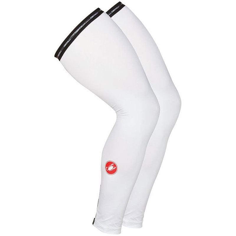 Adibike CASTELLI Light UPF50+ Leg Warmers white