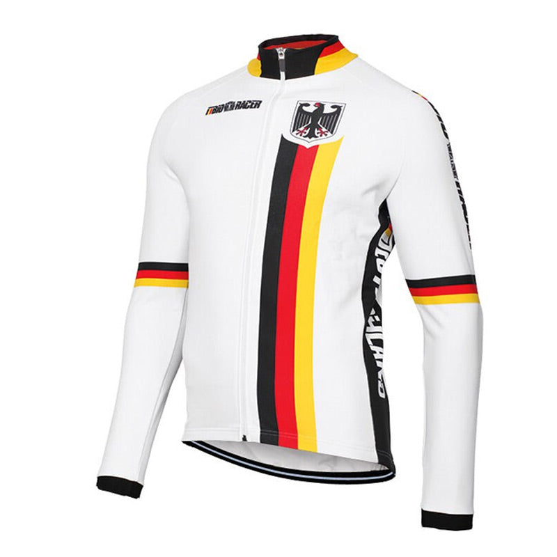 Adibike German Cycling Team Men's Cycling Long Sleeves Jersey