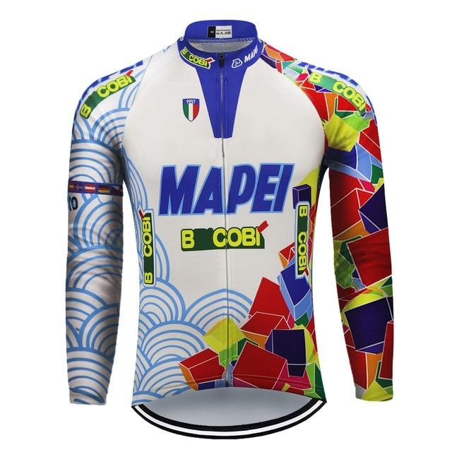 Adibike Mapei Men's Cycling Jersey Long Sleeve