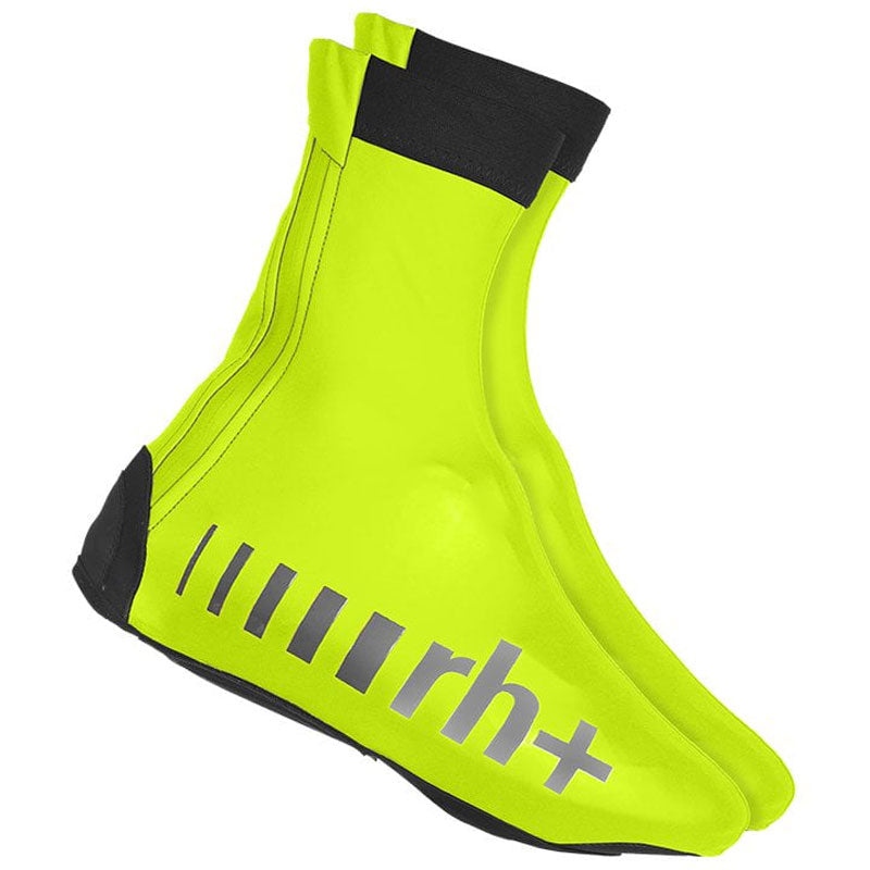 Adibike RH+ Logo Storm Thermal Shoe Covers black - yellow