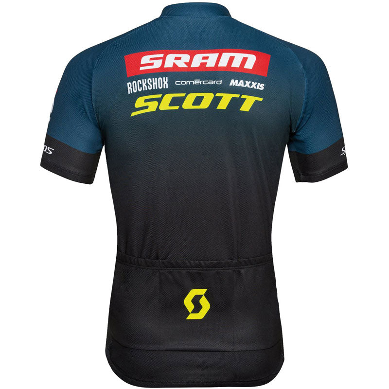 Adibike SCOTT SRAM Short Sleeve Jersey black - green