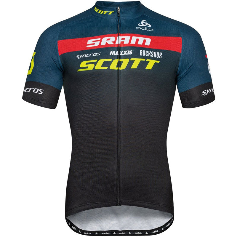 Adibike SCOTT SRAM Short Sleeve Jersey black - green