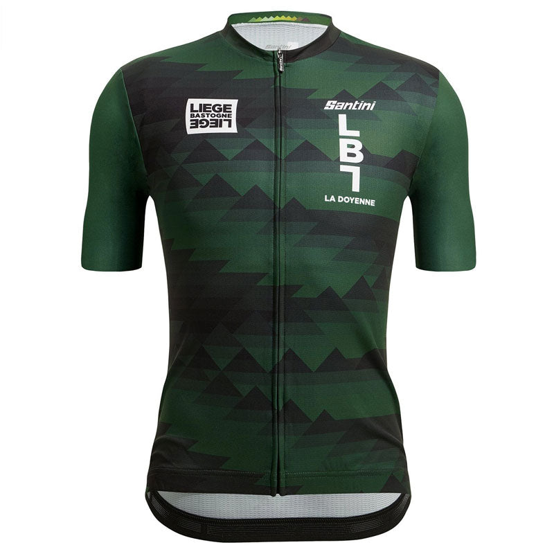Adibike Short Sleeve Jersey Liège-Bastogne-Liège green