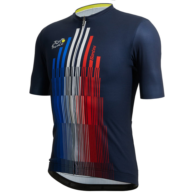 Adibike Tour de France Short Sleeve Jersey Trionfo blue - red