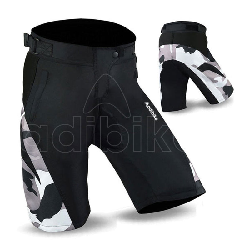 Baggy Style Men MTB Short Black And Camo Style