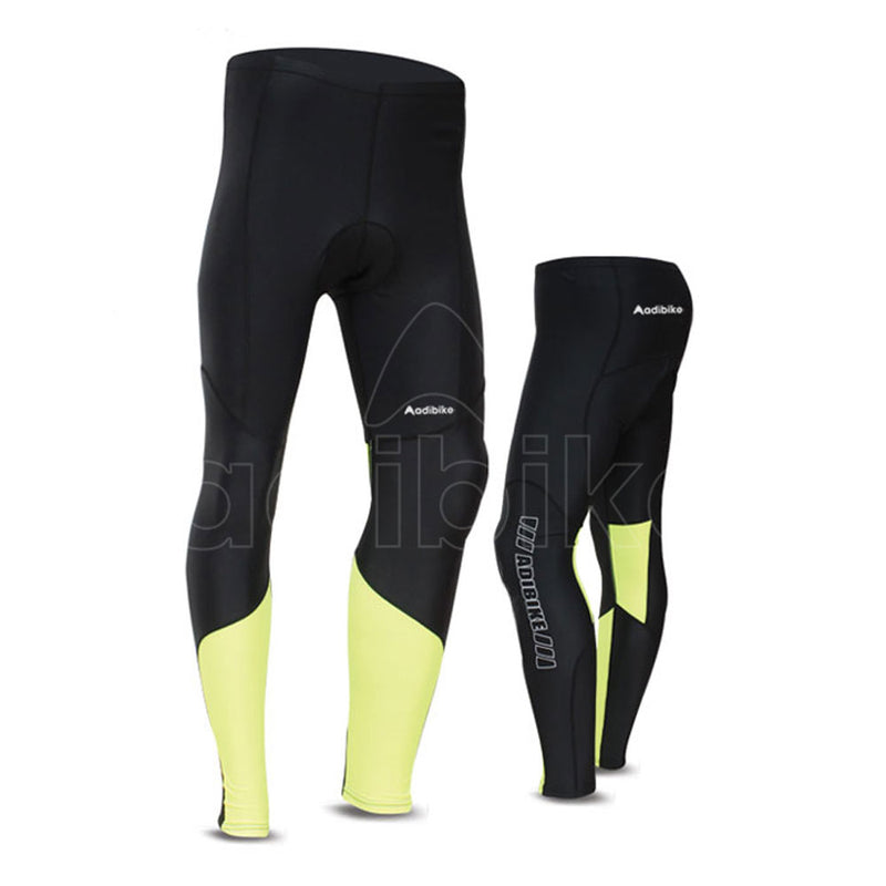 Cycling Trouser Black And Lime Green