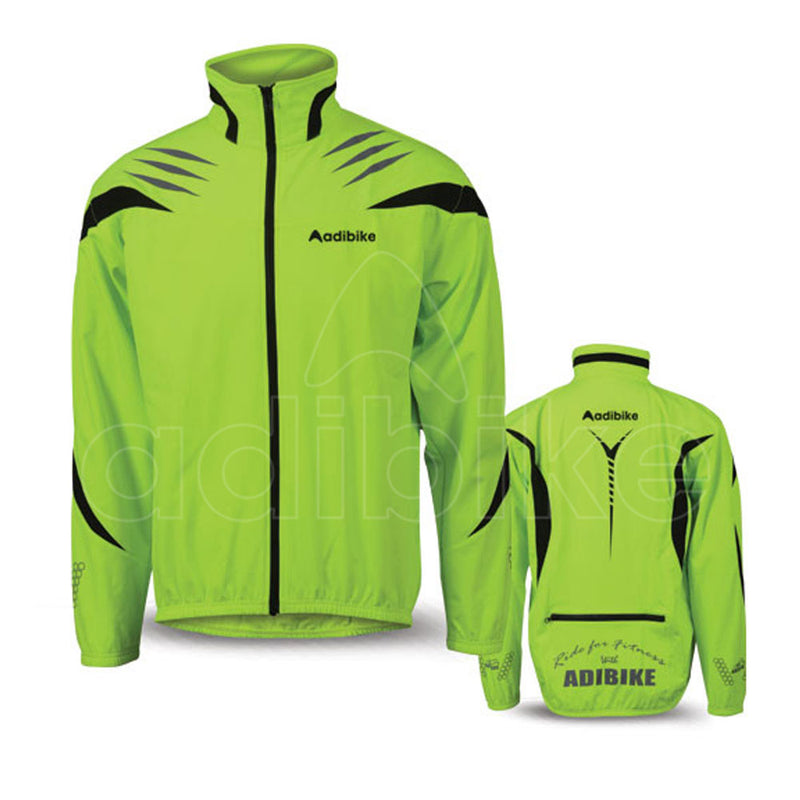 Fluorescent Green Men Cycling Jacket