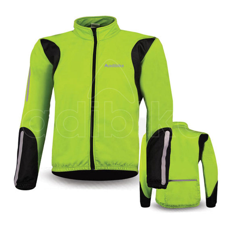 Men Cycling Jacket Fluorescent Green