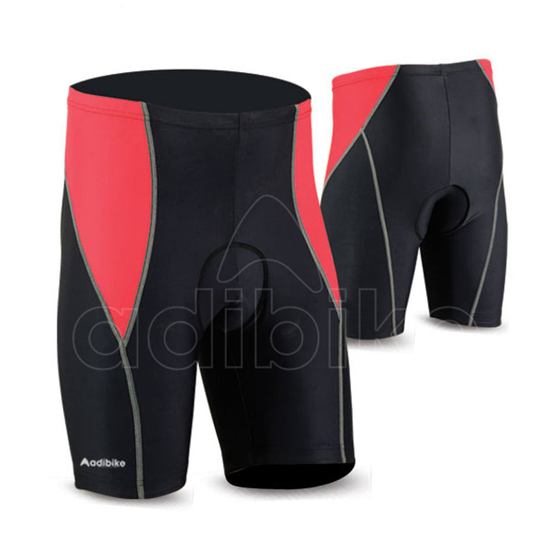 Men Cycling Shorts Black And Red Panel