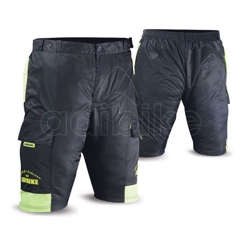 Men MTB Short Baggy Style fluorescent green And Black